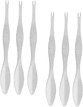 Alipis Kitchen Tools 6pcs Seafood Tools Set Lobster Fork Crab Fork Nut Cracker Stainless Steel for Seafood Lobster Crab