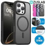 For iPhone 16e 16 15 14 13 12 Pro Max Plus Case Magnetic Matte Shockproof Cover