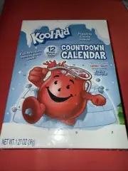 12 Boxes KOOL-AID COUNTDOWN CALENDAR -POPPING CANDY INSIDE EACH - SEALED NEW !