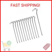 Tent Pegs - Aluminium Tent Stakes Pegs with Hook - 7’’ Hexagon Rod Stakes Nail S