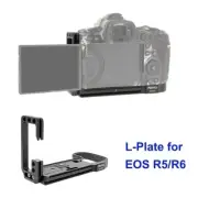 PEIPRO Alloy Quick Release L-Plate Bracket Hand Grip For Canon EOS R5 R6 Camera