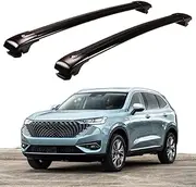 TINIANHHCT Cross Bars Lockable Fits for Haval H6 2020-2025 with Flush Side Rails Roof Rack Cargo Luggage Carrier, Black