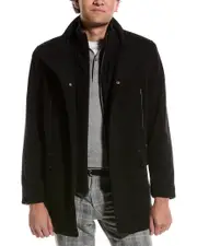 Cole Haan Signature Wool-Blend Carcoat