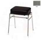 Arcade Game Stool Chair Taito VIWLIX Thick Cushion Type TC1-49M Moquette Gray JP