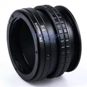 Adjustable Focus Helicoid Macro Tube Adapter for Pentax PK Lens to fujifilm X