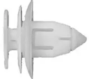 White Nylon Van Door Panel Clip Retainer Clips Compatible W/ Chrysler 6505292AA