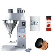 Semi Automatic Milk Protein Spice Bottle Bag Auger Filling Machine