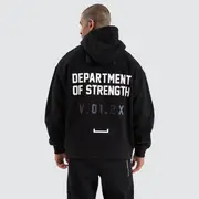 [KSCYDOS] Force Relaxed Hoodie Jet Black