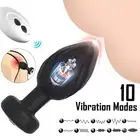 10 Speed Anal Plug Vibrator Dildo Butt Plug Prostate Massager Wireless Sex Toys