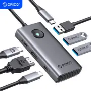 ORICO 6 in1 USB C Docking Station USB 3.0 Ports HDMI USBC Hub Multiport Adapter