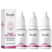 3pcs Ginger Nail Essence Antibacterial Kill Fungus Repair Essential Oil -10ml