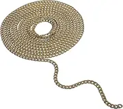 [HOMSFOU] Crossbody Bag Chain Rustproof Flat Replacement Purse Strap Chain for Handbag Faderesistant DIY Comfortable Design for Extended Use