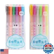 FAMOORE 12 Pack Glaze 3D Ink Pen - Gelly Roll Gel Pens - 3D Ink Pen Set for L