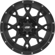 I.T.P. Hurricane Wheel Black 16X7 4/156 4+3