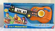 VTech 3-in-1 Musical Band Piano Drum & Guitar Jazz Hip-Hop & Rock Recording NEW
