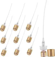 FOMIYES 10pcs Perfume Spray Pump Nozzle Perfume Bottle Capper Luxurious Design Output Replacement for Bottles