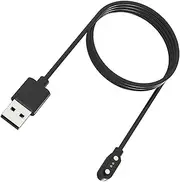 Smart Watch Charger, Watch Charging Cable, Fast USB Charging Cord with Magnetic Attachment, Lightweight and Portable, Compatible with HW12 HW16, 23.6 Inches, Black