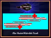 1/64 Redline 'Paramedic' Replica Decal SCR-0191