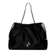 AUTH NWT $278 Rebecca Minkoff City Sporty Nylon Drawstring Tote Bag in Black