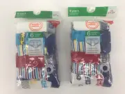 6 Pair Wonder Nation Boys Car Theme Briefs Underwear Size 2T-3T NEW BB (2 Packs)