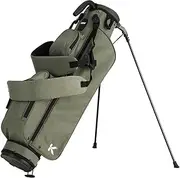 [KVV] Lightweight Pitch and Putt Golf Bag with Stand, Adjustable Dual Straps, Golf Stand Bag for Extra Storage in a Smaller Size