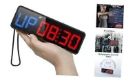 Small Portable Gym Timer Clock, Stopwatch, Workout Interval Timer with