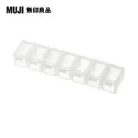 在飛比找PChome24h購物優惠-【MUJI 無印良品】聚丙烯連結式藥盒/7連結