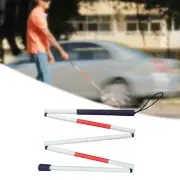 Folding Blind Cane Foldable Walking Stick Crutch for Visually Impaired New