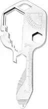 24 in 1 Key Shaped Pocket Tool Multi-tool Key Shaped Pocket Keychain Bottle Opener Wrench Tools for Drill Drive Screwdriver file Bottle Opener Wrench Ruler Wrench Stripping