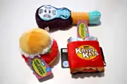 3-PACK BARK TOYS HOT LICKING CHICKEN KRYPT KRATS DROOL DROPS