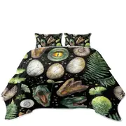 Dinosaur and Dinosaur Eggs Coverlet