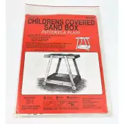 Jer's Patterns & Plans Children's Covered Sand Box J00330 Build Yourself