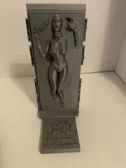 3D Printed Star Wars Princess Leia in carbonite statue about 3.75 inches tall