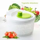 Large Salad Spinner Plastic Leaf Dryer Lettuce Veg Drainer Dressing Herb Water