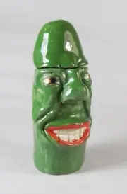 CRISPY CUCUMBER - Herbal container, Spice jar, Effigy pot