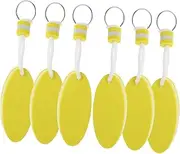 Generic Floating Keychains Surfboard Design Key Rings for Boating Fishing Water Sports Durable Lightweight Easy to Identify Key Holders