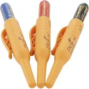 Pica Ink Set, Permanent Marker pens, 3 pens, Black, Blue, Red (Pack of 3)
