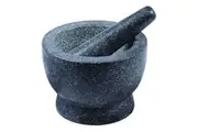 DAVIS & WADDELL GRANITE MORTAR & PESTLE GREY 17 x 12cm