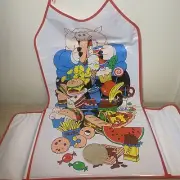 Adult Fast Food Bib. Cup Holder Cute Pig With Carrying Case White Elephant Gift