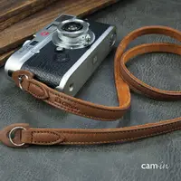 在飛比找樂天市場購物網優惠-相機背帶 拍立得背帶 相機帶 cam-in手工復古牛皮微單相