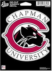 Rico Industries NCAA Chapman Panthers 5" x 7" Vinyl Die-Cut Decal - Car/Truck/Home Accessory