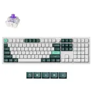 Keychron Q6H-P1 Q6 HE 100% QMK Wireless Fully Assemble Knob Shell White Gateron Double-Rail Magnetic Nubela Switch Custom Keyboard [Q6H-P1]