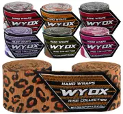 WYOX CHEETA-PATTERN Boxing Hand Wraps, Mexican Style 180" for kickboxing, MMA