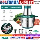 3L Electric Meat Grinder Mincer Sausage Vegetable Food Processor Blender 2 Color