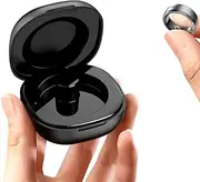Smart Fitness Ring, Health Tracker with Heart Rate, Sleep Monitoring, Blood Oxygen, Waterproof, Bluetooth, iOS & Android Compatible, Size 10, Charger Included