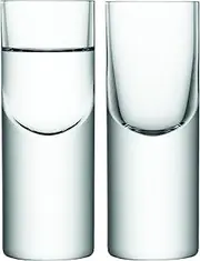 [LSA International] Boris Shot Glass Clear x 2, 1.7 fl oz/H4.75in, Set of 2