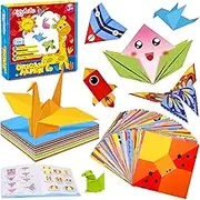 Aigybobo Origami Paper Set, 308PCS Kids Craft Paper Kit for Girls, Art Projects Supplies for School Class Craft Lessons
