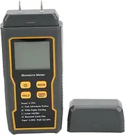 Wood humidity Meter, Gigicial Digital humidity Meter 4 Measurement Modes Backlight Lcd Display Auto Power Off Suitable For Wood Paper Wall Floor (2 Probes)