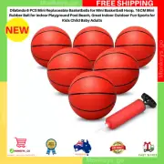 6 PCS Mini Replaceable Basketballs for Mini Basketball Hoop, 16CM Mini Rubber