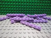 Lego 10 Medium Lavender 1x6 base plate NEW